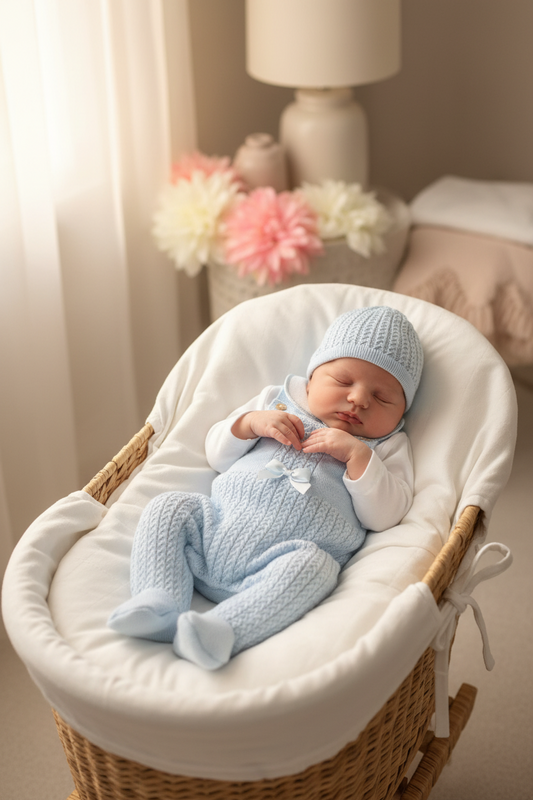 Conjunto Doce para bebé - 1M - Azul bebé