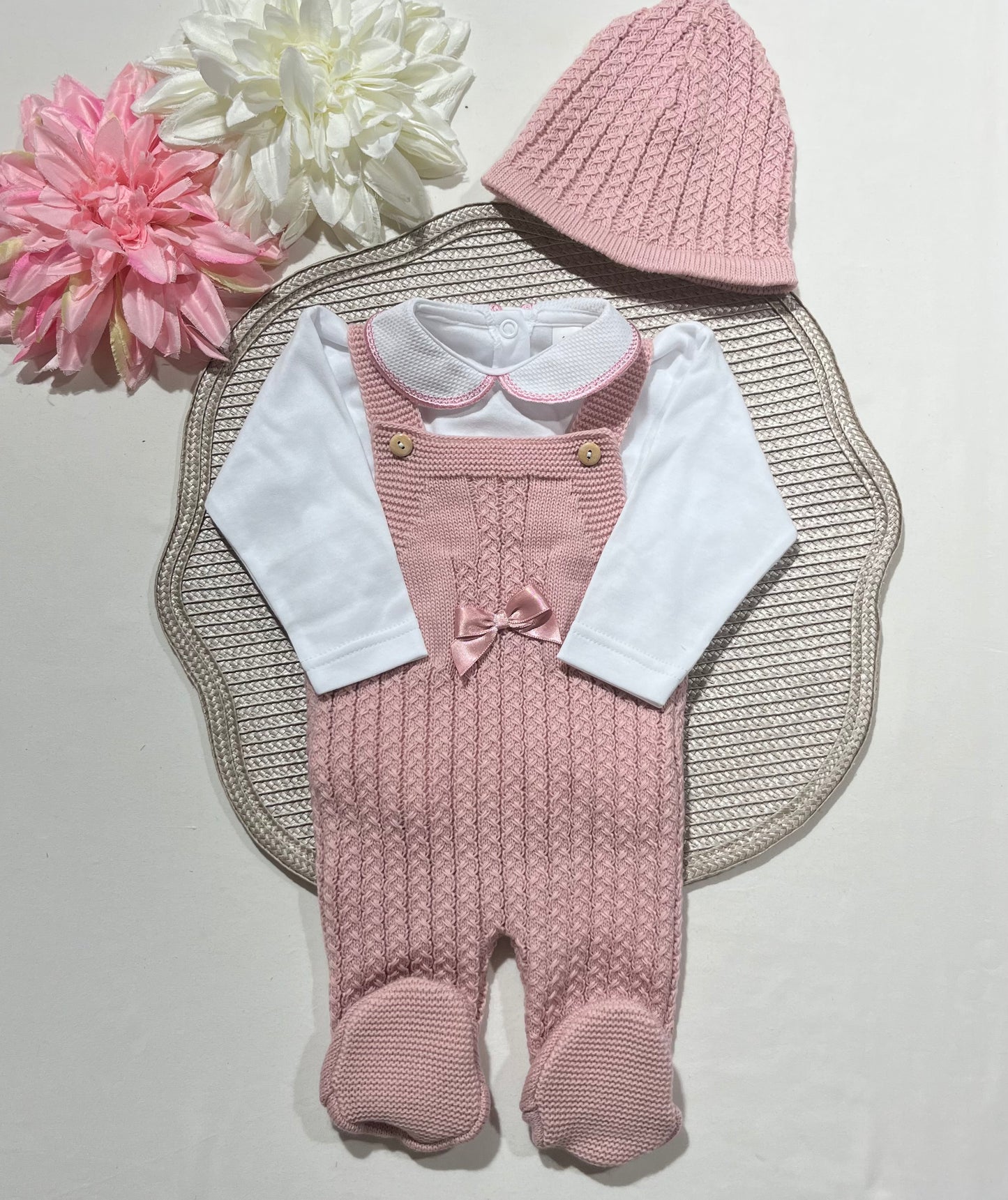 Conjunto Doce para bebé - 1M - Rosa velho