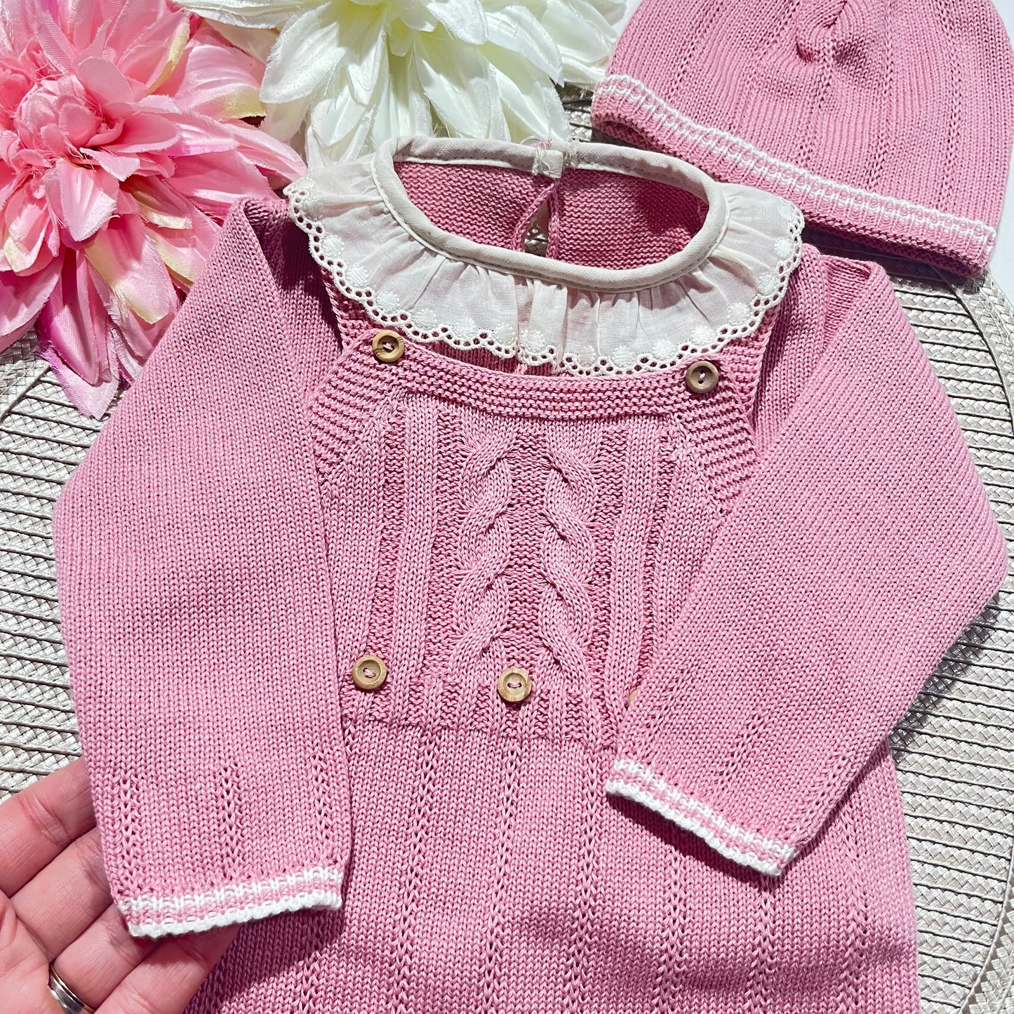 Saída de maternidade - Conjunto de bebé 0/2M - Algodão