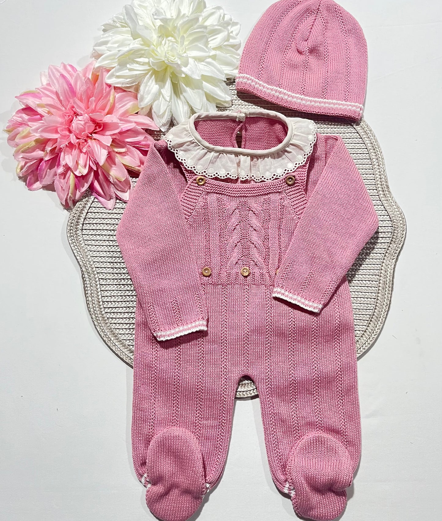 Saída de maternidade - Conjunto de bebé 0/2M - Algodão