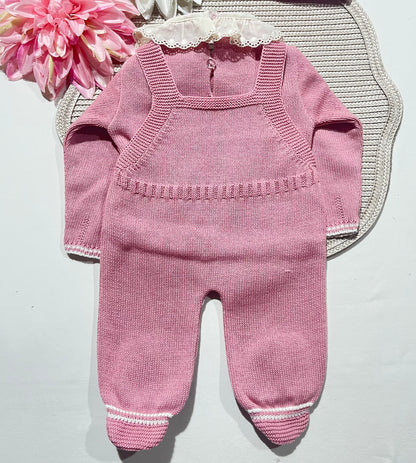 Saída de maternidade - Conjunto de bebé 0/2M - Algodão