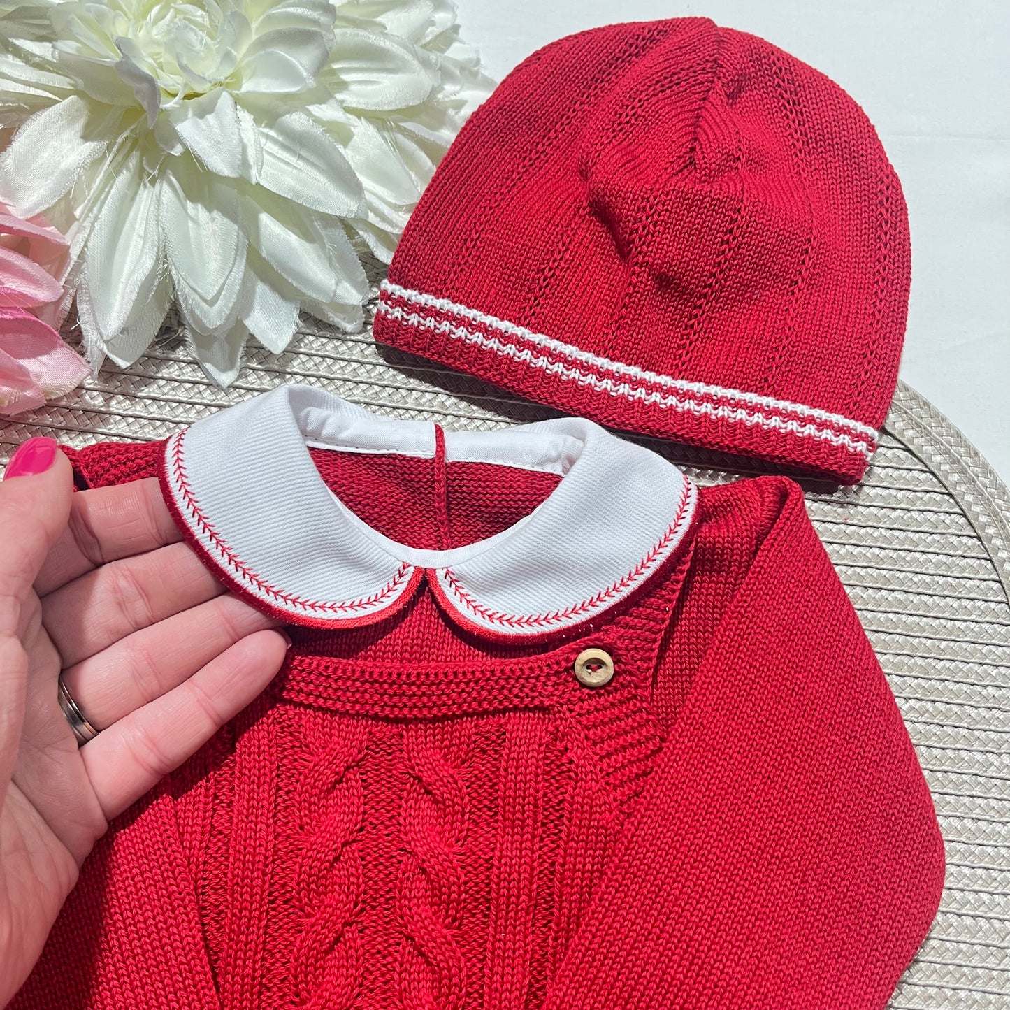 Saída de maternidade - Conjunto de bebé 0/2M - Algodão