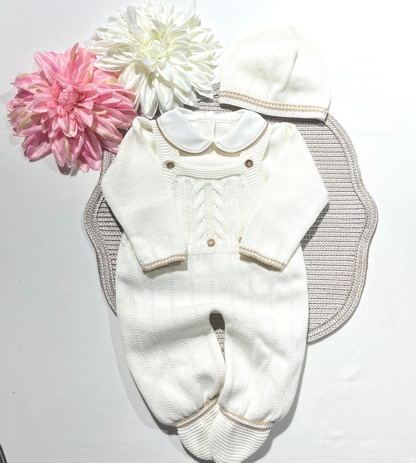 Saída de maternidade - Conjunto de bebé 0/2M - Algodão