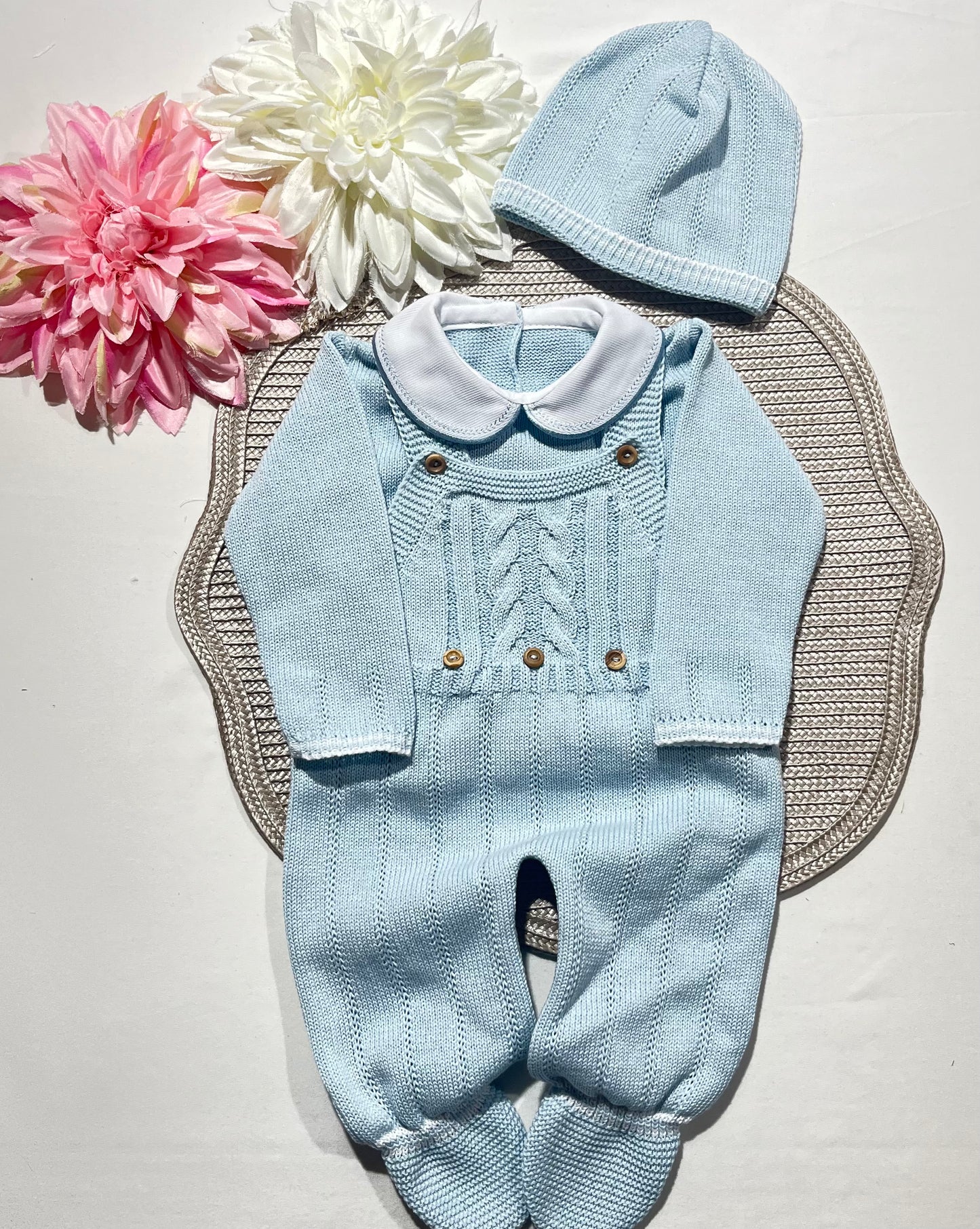 Saída de maternidade - Conjunto de bebé 0/2M - Algodão