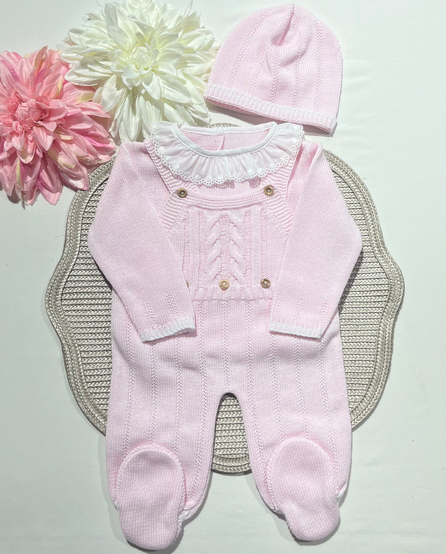 Saída de maternidade - Conjunto de bebé 0/2M - Algodão