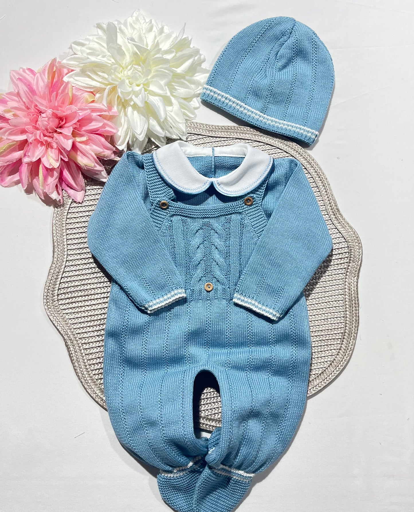 Saída de maternidade - Conjunto de bebé 0/2M - Algodão