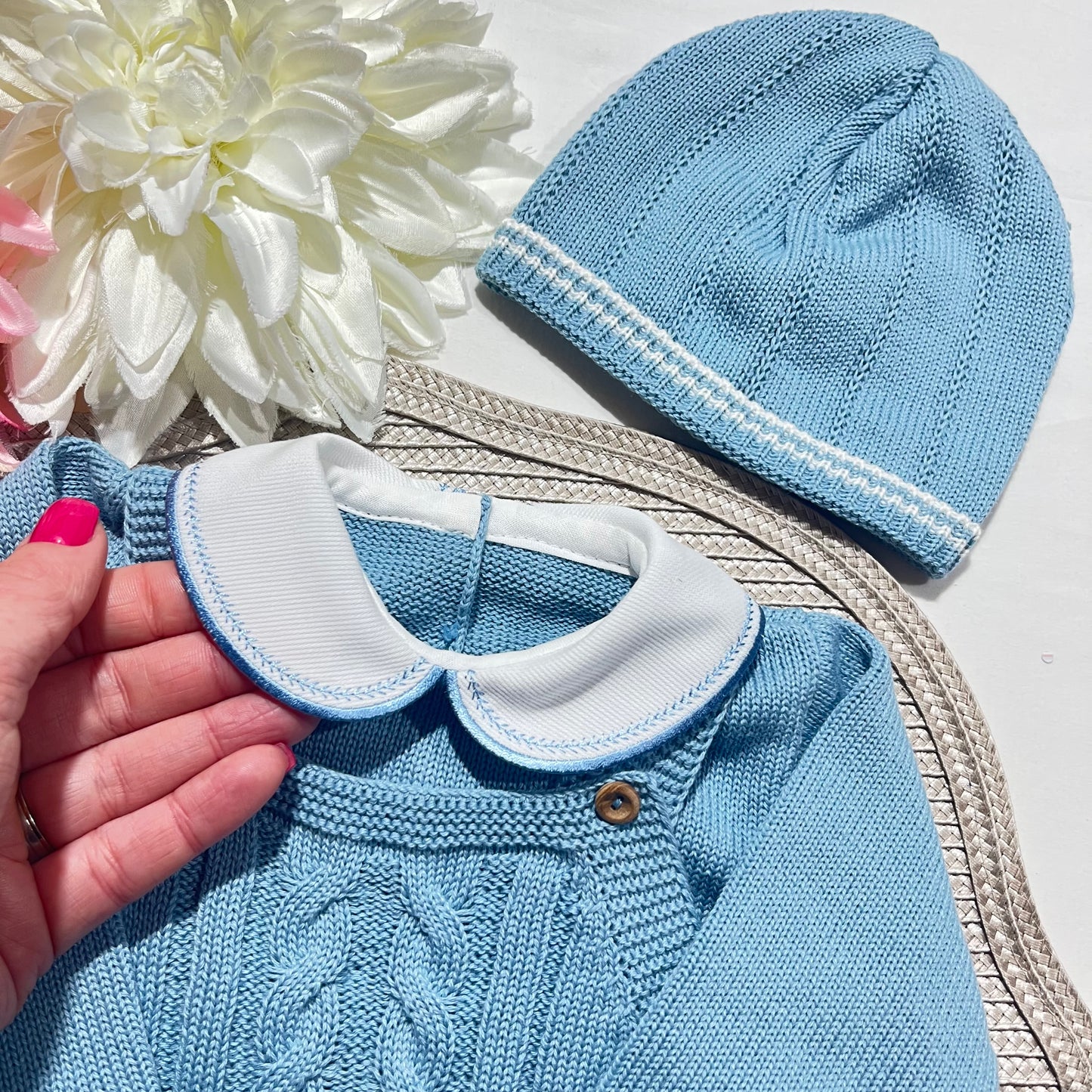 Saída de maternidade - Conjunto de bebé 0/2M - Algodão