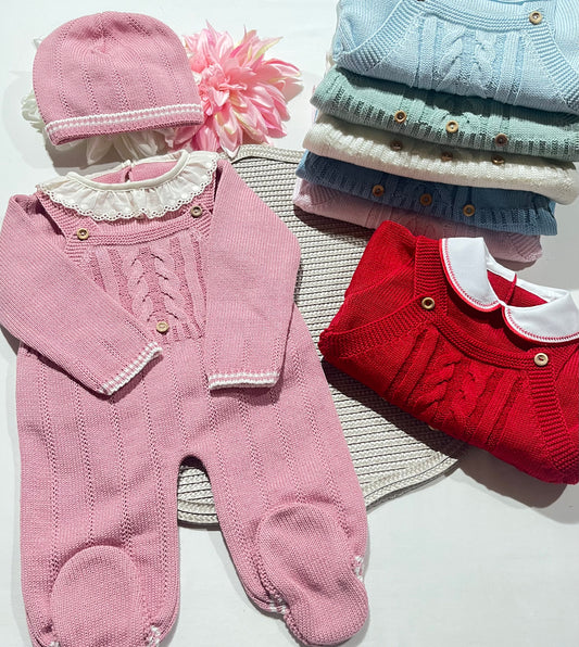 Saída de maternidade - Conjunto de bebé 0/2M - Algodão