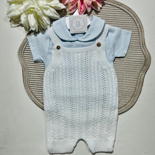 Conjunto Miguel - Jardineira e camisa - 1 aos 6M