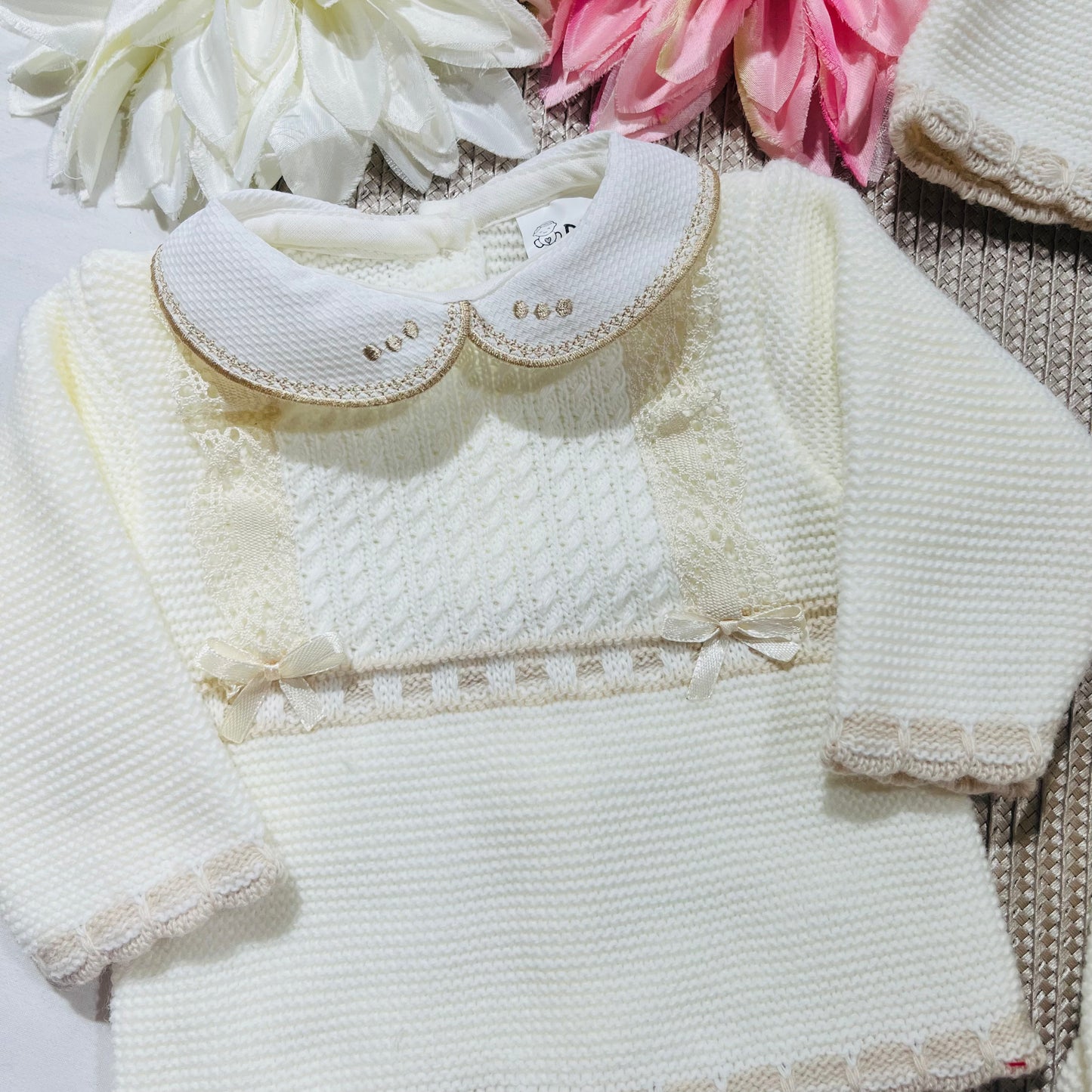 Conjunto Lara para bebé - 1/3M - Pérola