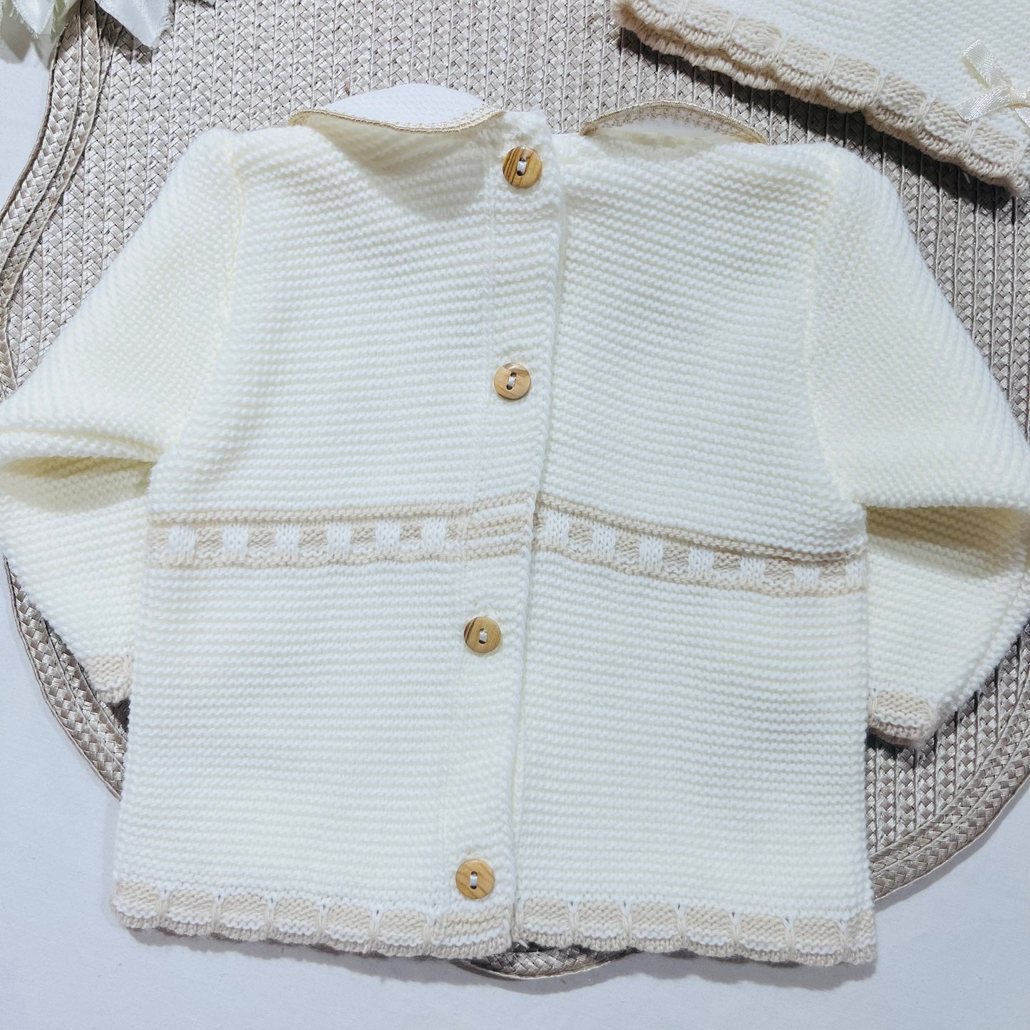 Conjunto Lara para bebé - 1/3M - Pérola