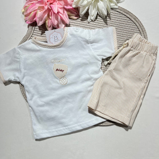 Conjunto de bebé menino  - 3 aos 12M