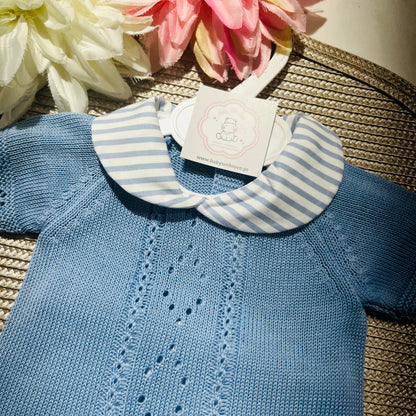 Conjunto de 2 peças para bebé - Riscas - 0 aos 12M