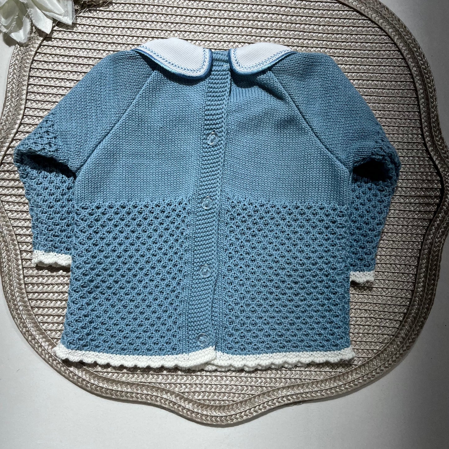 Conjunto Mimo para bebé em algodão - 0/3M - Azul cobalto