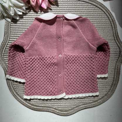 Conjunto Mimo para bebé em algodão - 0/3M - Rosa velho