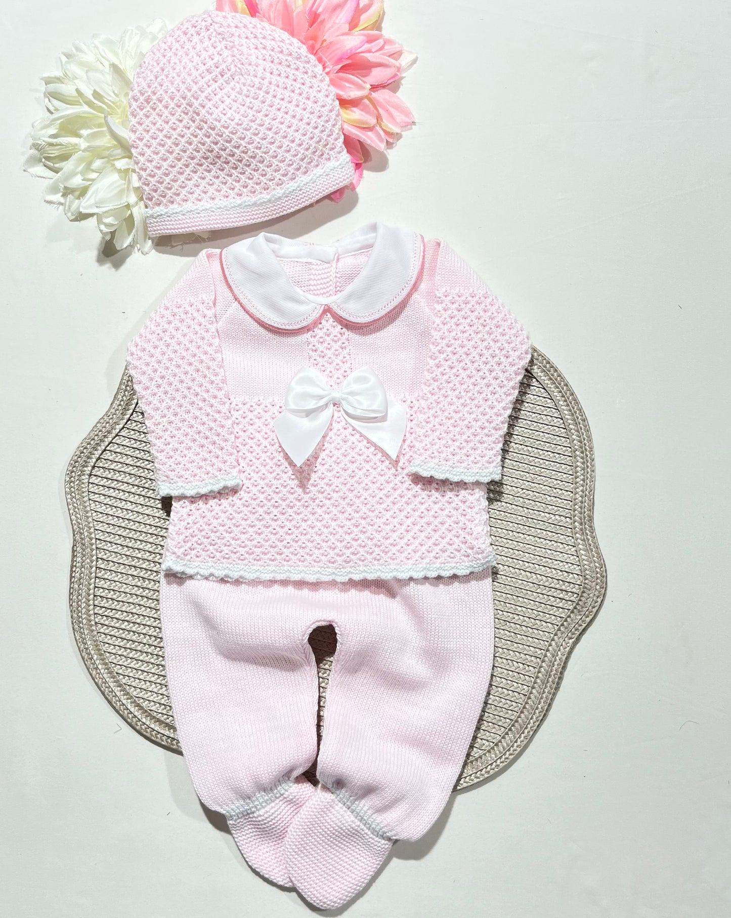 Conjunto Mimo para bebé em algodão - 0/3M - Rosa bebé