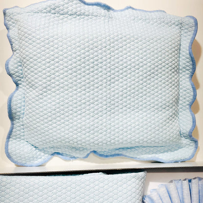 Conjunto de Cama de Grades Bebé - Azul -  5 peças