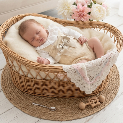 Conjunto Sophia - Fofo e body - Areia - 1M