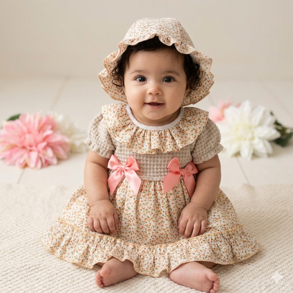 Vestido Joana para bebé - 3 aos 18M