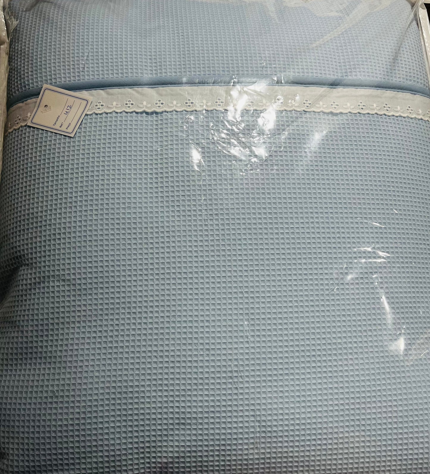 Conjunto Renda - Edredom + protector + Almofada  para Cama de Grades