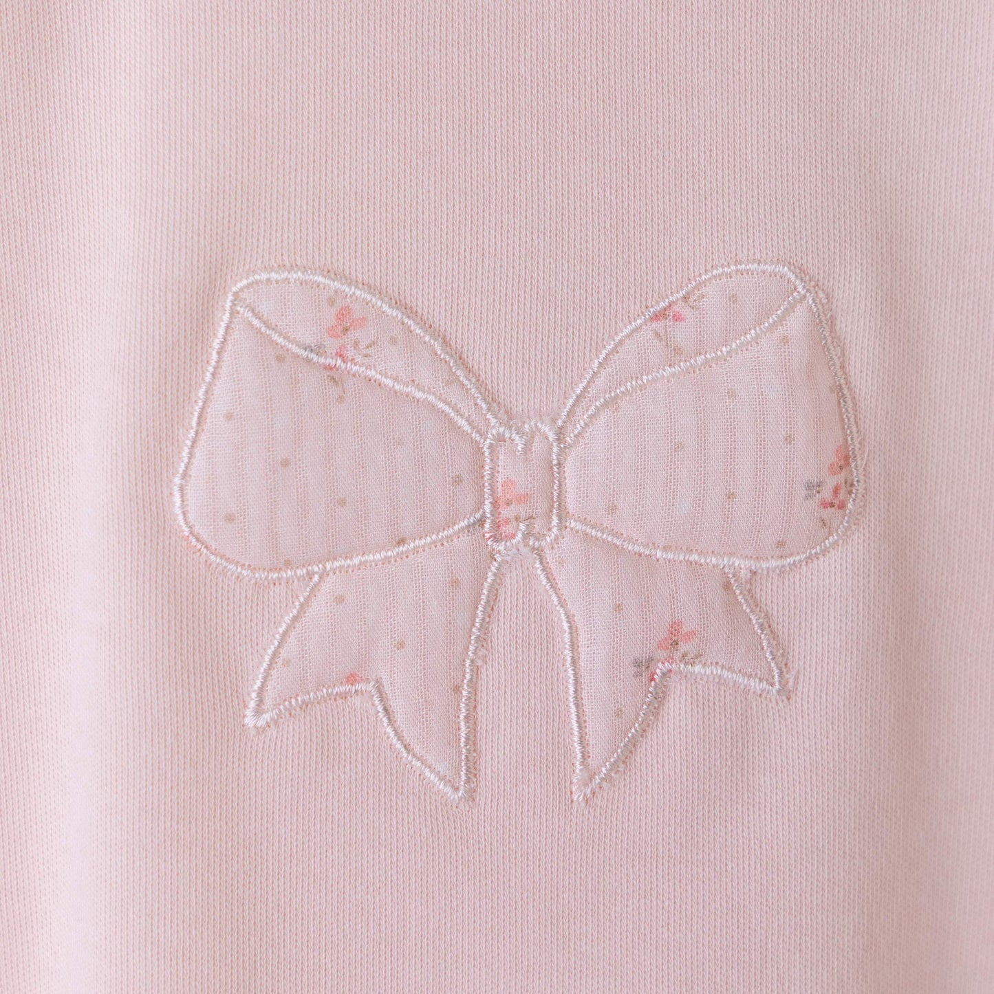 Baby Gi - Fofo rosa com laço flora bebé - 100% algodão