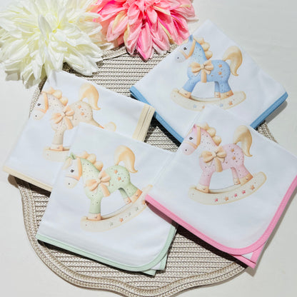 Fralda 100% algodão - Cavalinho