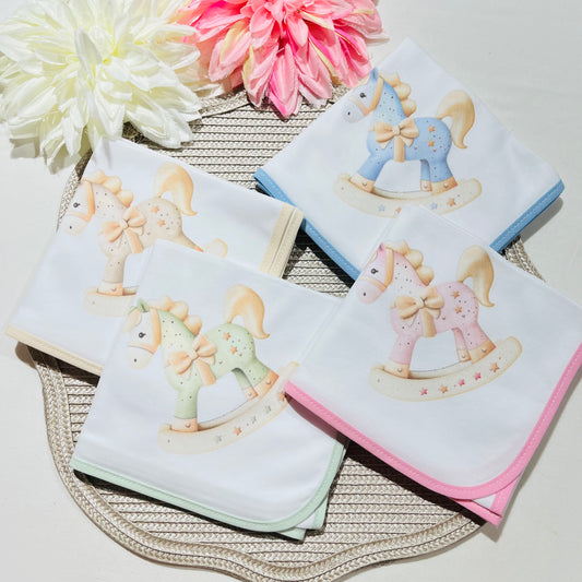 Fralda 100% algodão - Cavalinho