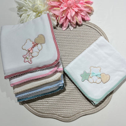 Fralda 100% algodão - Urso