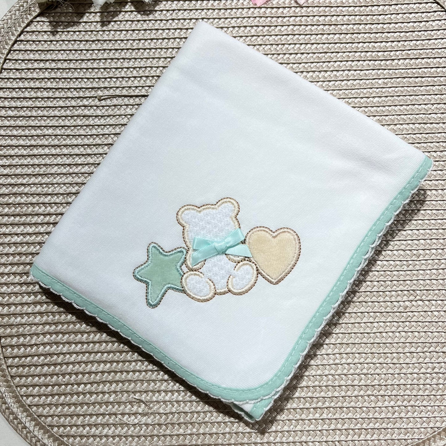 Fralda 100% algodão - Urso