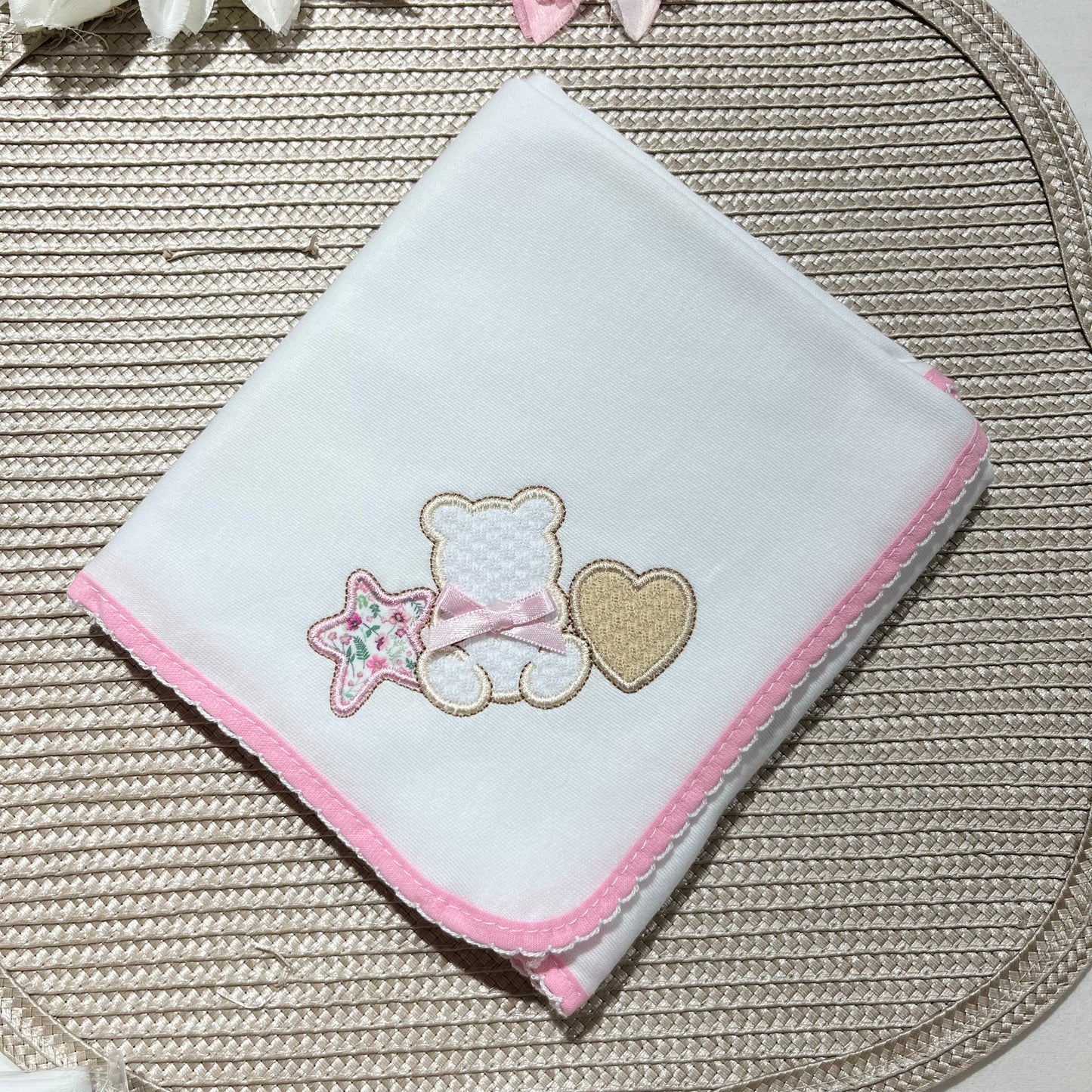 Fralda 100% algodão - Urso