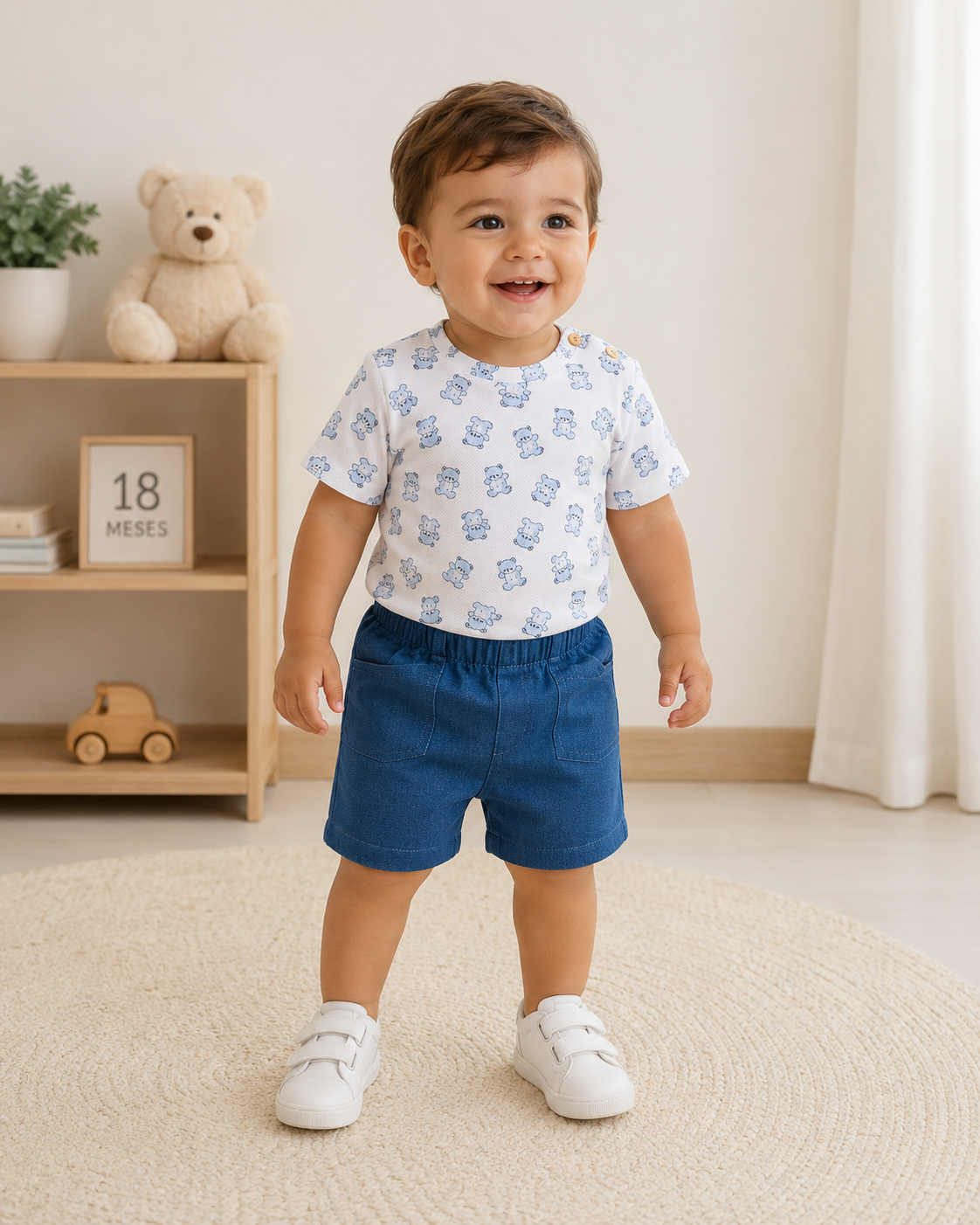 Conjunto Ursinhos para bebé - 6 aos 24M