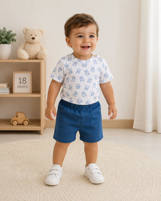 Conjunto Ursinhos para bebé - 6 aos 24M
