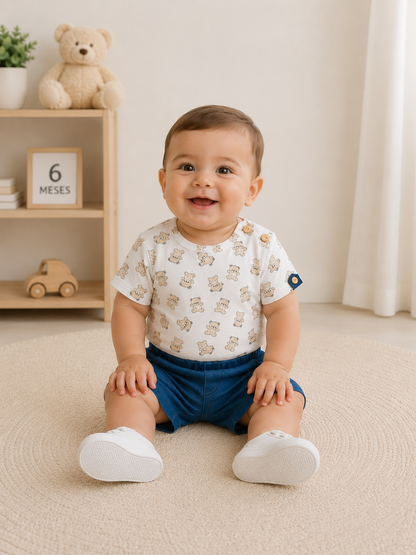 Conjunto Ursinhos para bebé - 6 aos 24M