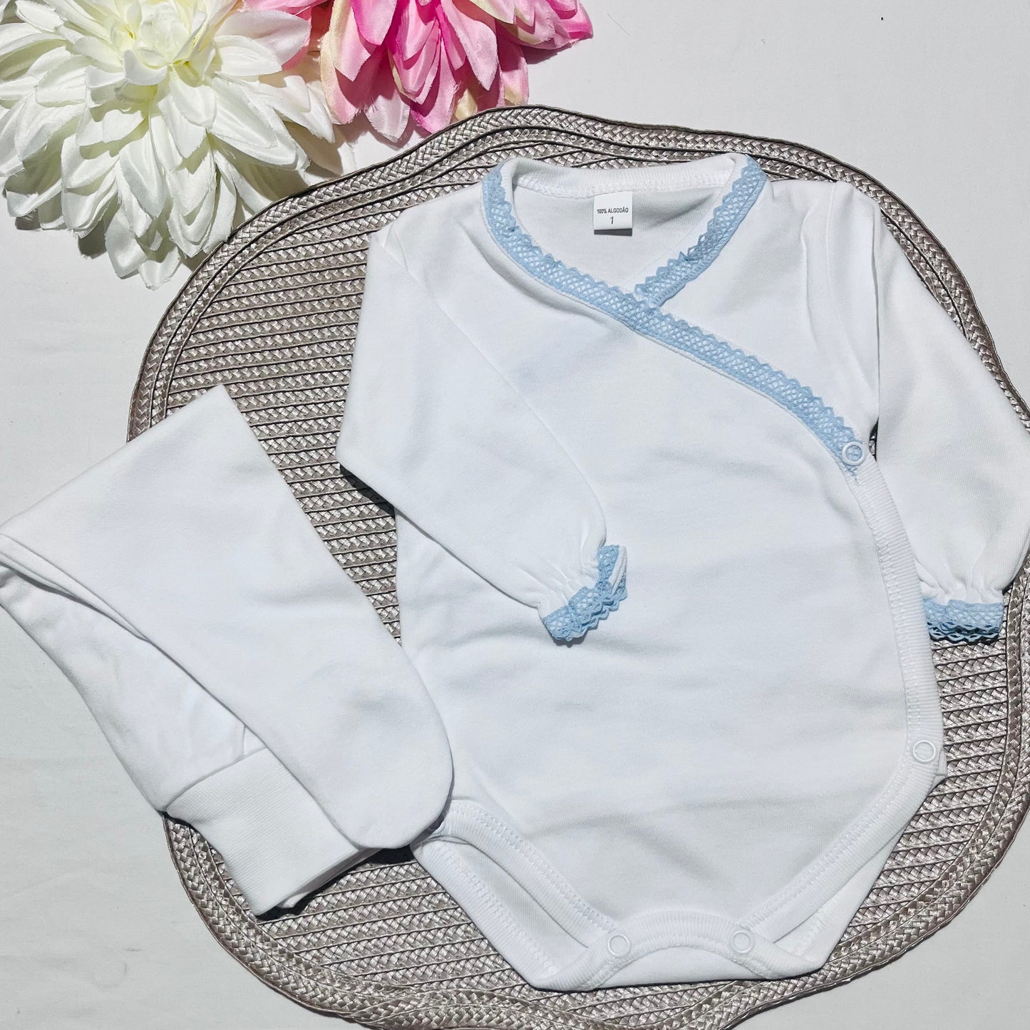 Body e collant interior bebé sem carda - Várias cores