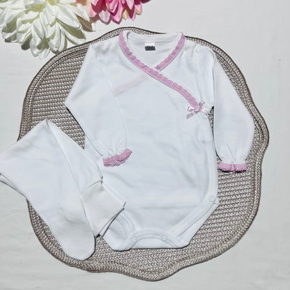 Body e collant interior bebé sem carda - Várias cores