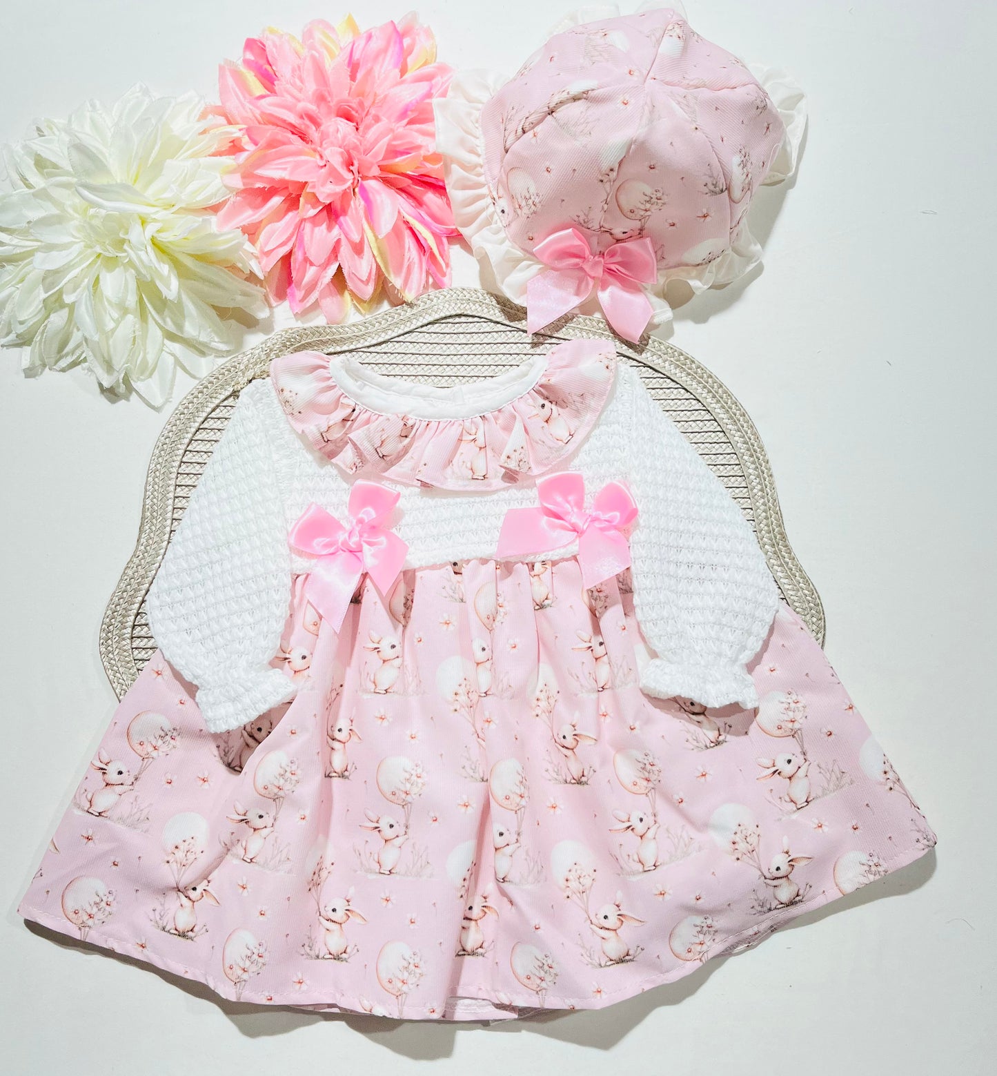 Vestido Coelhinha para bebé - 3 aos 18M