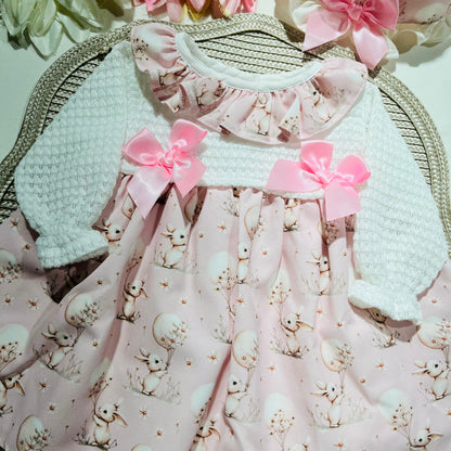 Vestido Coelhinha para bebé - 3 aos 18M