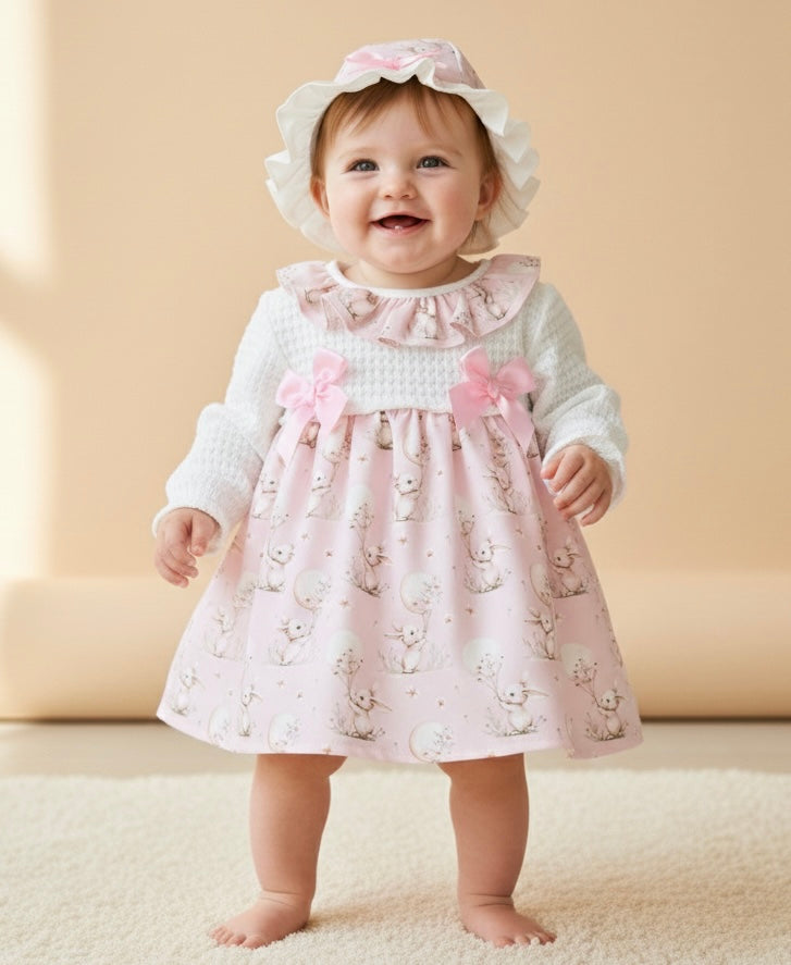 Vestido Coelhinha para bebé - 3 aos 18M