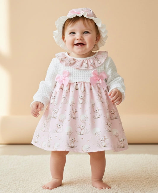 Vestido Coelhinha para bebé - 3 aos 18M