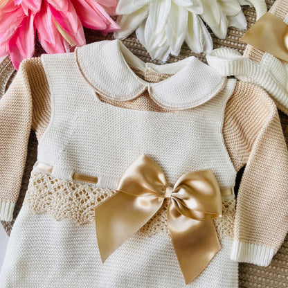 Conjunto Bella  para bebé - 0/3M - Pérola