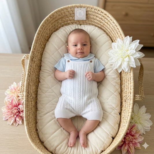 Conjunto Miguel - Jardineira e camisa - 1 aos 6M