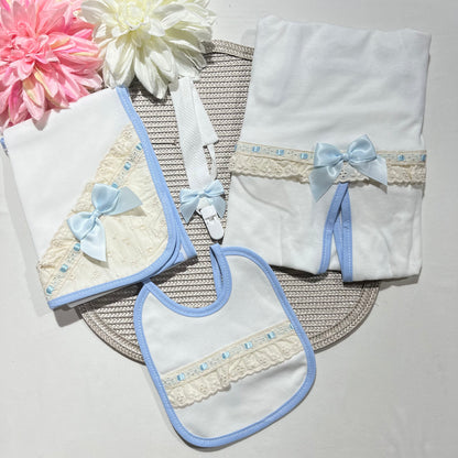 Kit Encanto para bebé 5 peças - Azul bebé