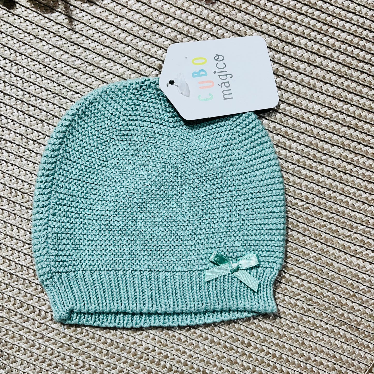 Gorro de malha bebé  - Algodão