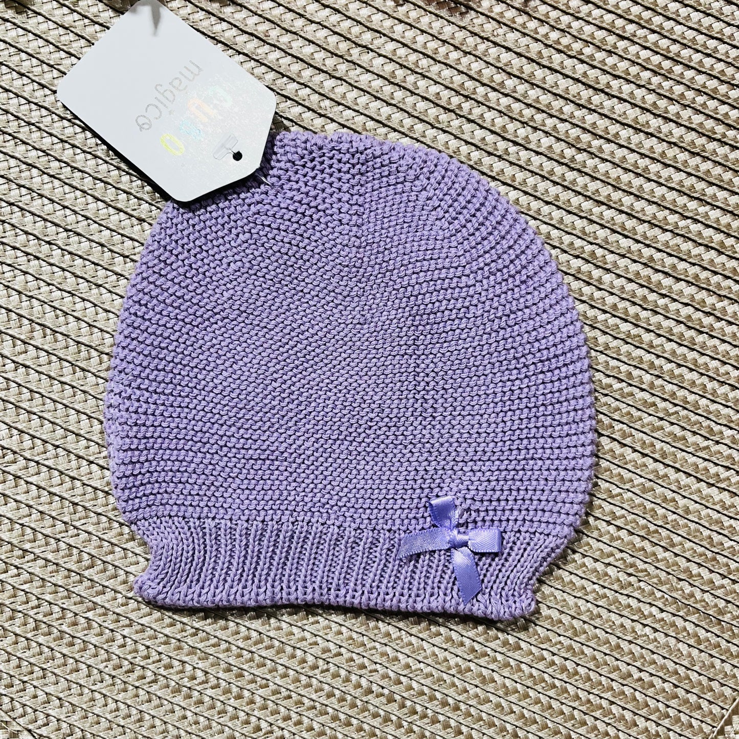 Gorro de malha bebé  - Algodão