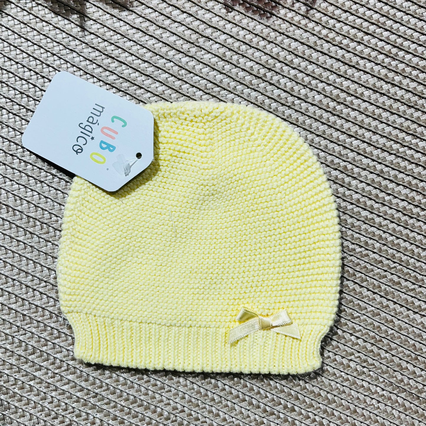 Gorro de malha bebé  - Algodão