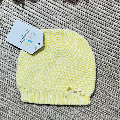 Gorro de malha bebé  - Algodão