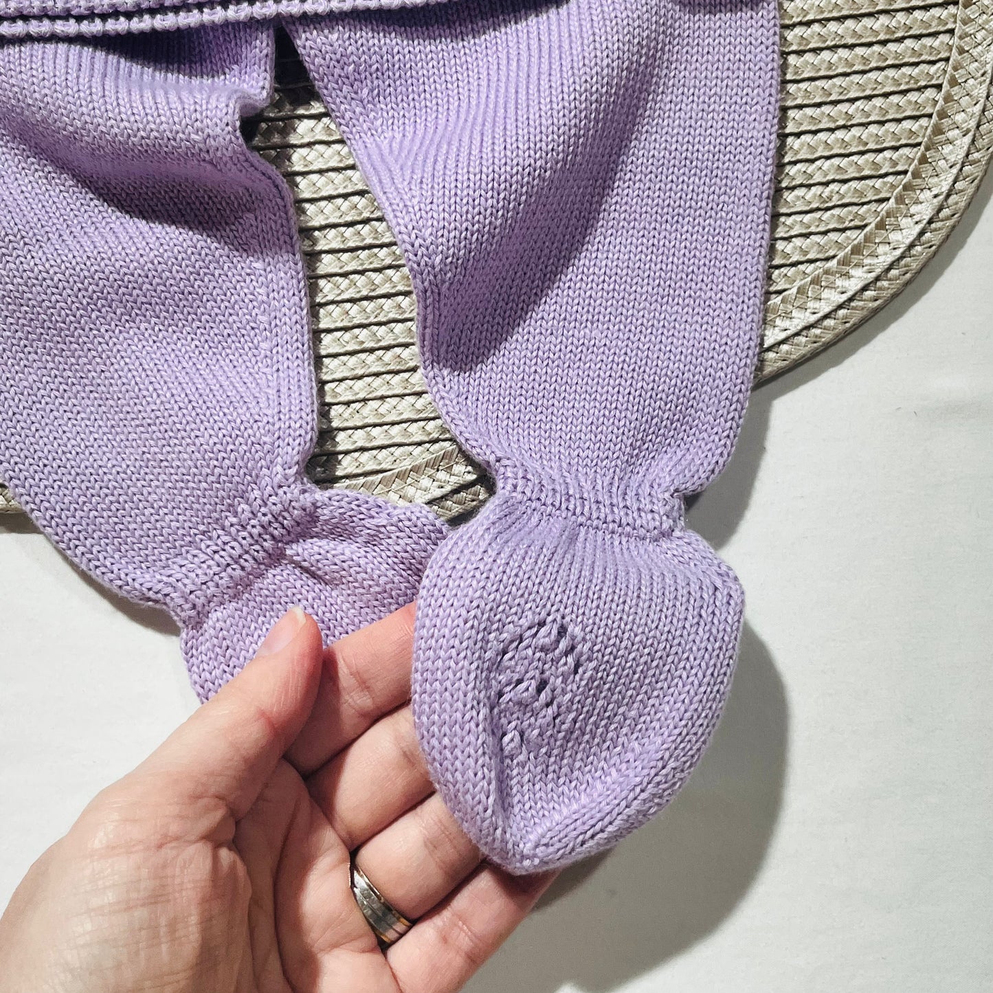 Conjunto de bebé em malha - Modal