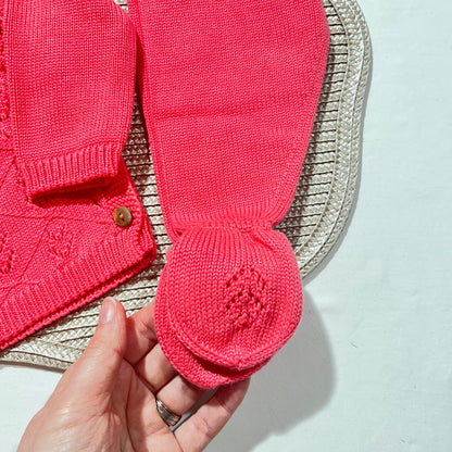 Conjunto de bebé em malha - Modal
