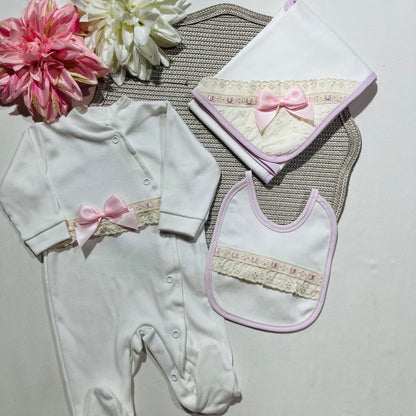 Kit Encanto para bebé - Rosa bebé