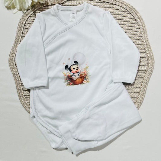 Conjunto Interior  sem carda de bebé -  Minnie - 3M